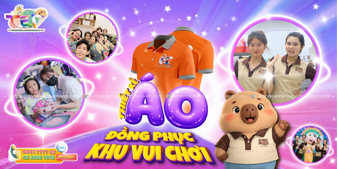 Banner Thiết kế áo đồng phục khu vui chơi