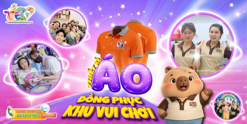 Banner Thiết kế áo đồng phục khu vui chơi