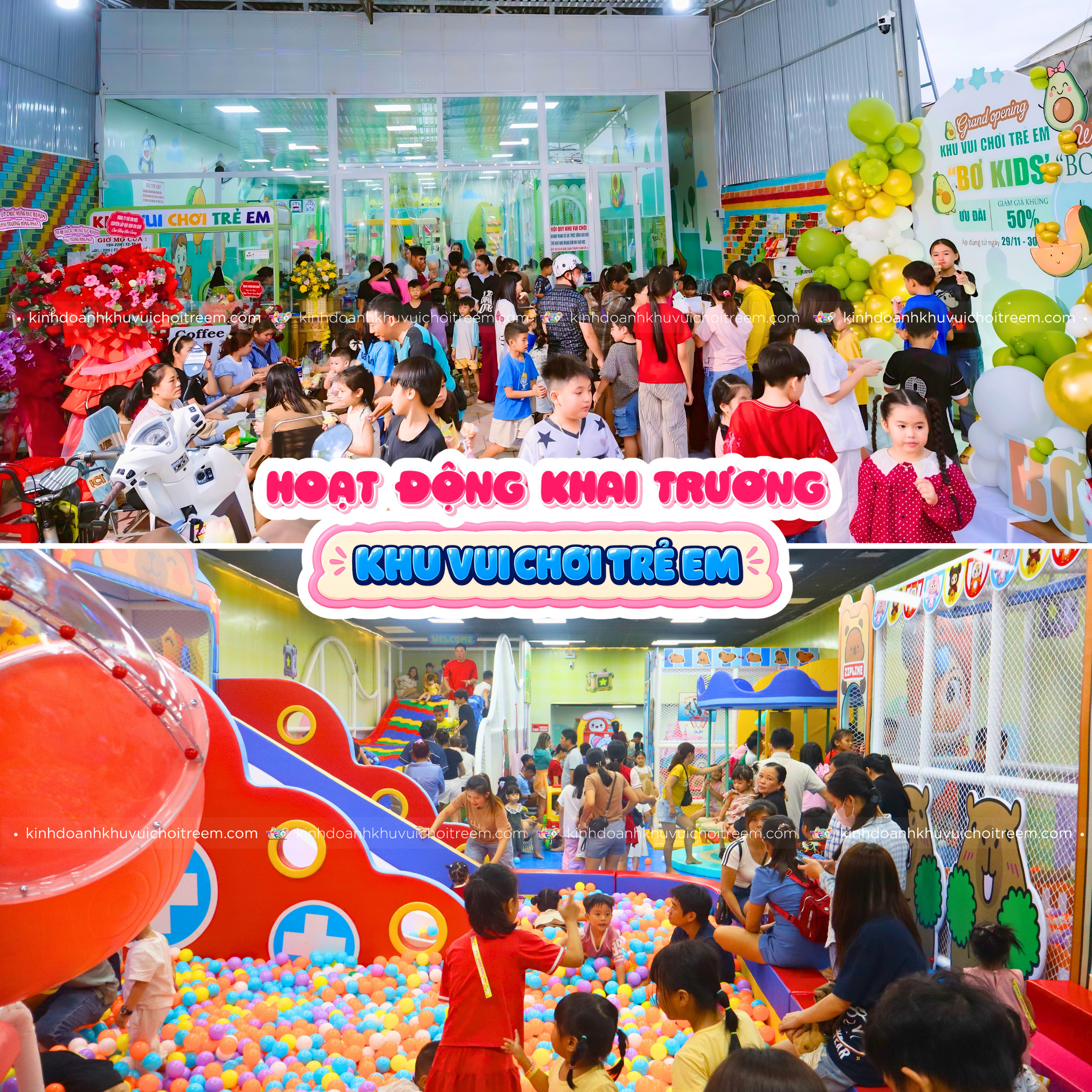 Hoạt động khai trương khu vui chơi trẻ em