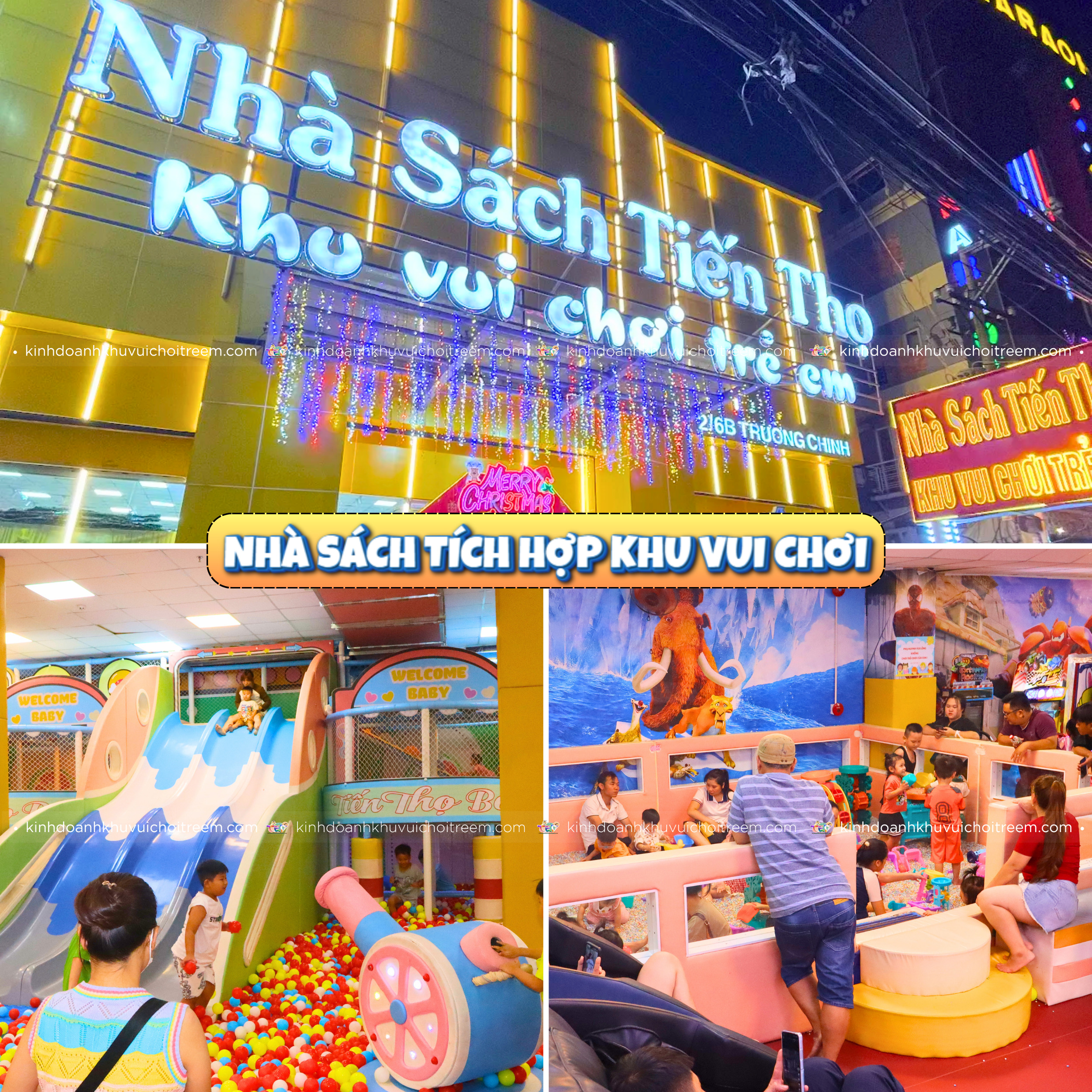 Kinh doanh khu vui chơi kết hợp nhà sách