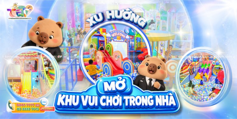 Banner Mở khu vui chơi trong nhà