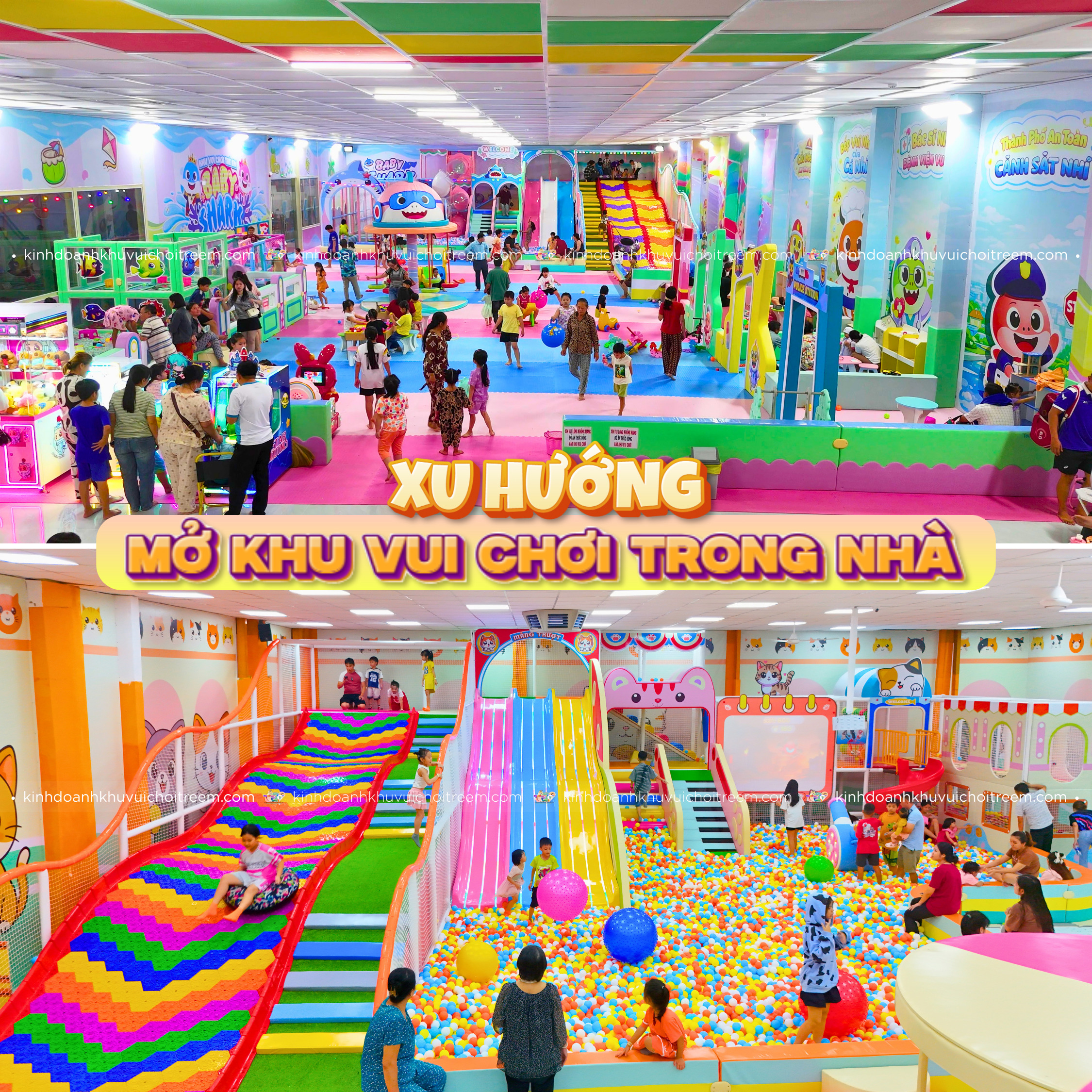 Xu hướng mở khu vui chơi trong nhà