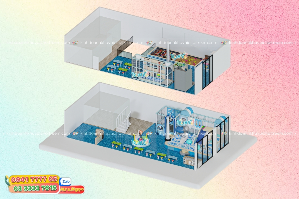 Không gian nhỏ vẫn có thể tạo ra trải nghiệm vui chơi đủ đầy.jpg